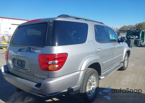2004 Toyota Sequoia Limited V8 z USA, uszkodzony, nr VIN 5TDBT48A34S226346